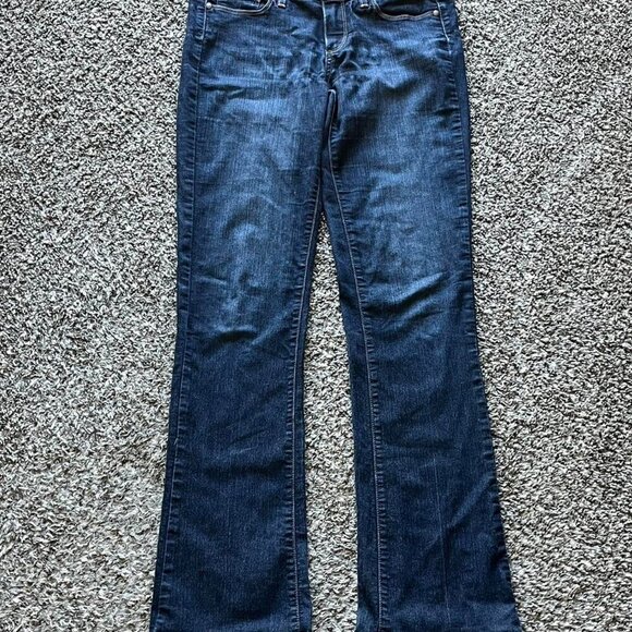 PAIGE Denim - Y2K Paige Blue Bootcut Dark Wash Grunge Jeans Womens 28 Denim Streetwear Punk
